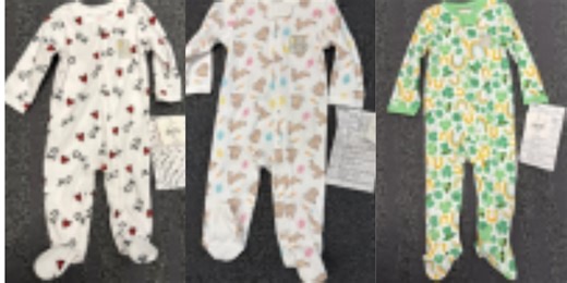 Children sleepwear recalled for potential burn risk