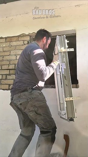Fensterausschnitt mauern, Fenster und Fensterbank einbauen! DIY komplette Badsanierung Teil 6