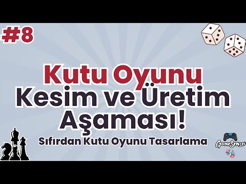 Kutu Oyunu Kesim ve Üretim Aşaması! WordStorm - Sıfırdan Kutu Oyunu Tasarlama - Bölüm 8