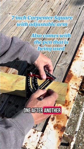 Adjustable Carpenter Square Pro #FramingSquare