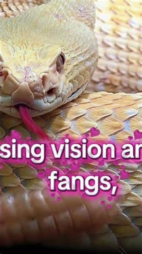 ALBINO snake you have never seen !