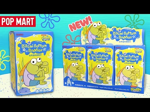 POP MART Bikini Bottom Buddies Blind Box FULL SET Unboxing