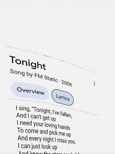 Tonight FM Static Lyrics – Full Song Lyrics & Chorus