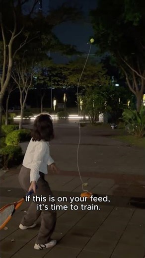 ▶️ Practice tennis anywhere Tennis Self Training Tool ( # 802 ) ⁨@MaviGadgets⁩