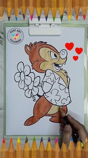 This Simple Coloring Trick Makes Everything Pop 🎨 #easyart #satisfying