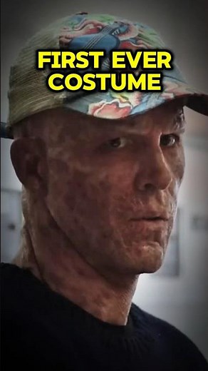 Deadpool's first ever costume 🤣 #shorts #deadpool #movies
