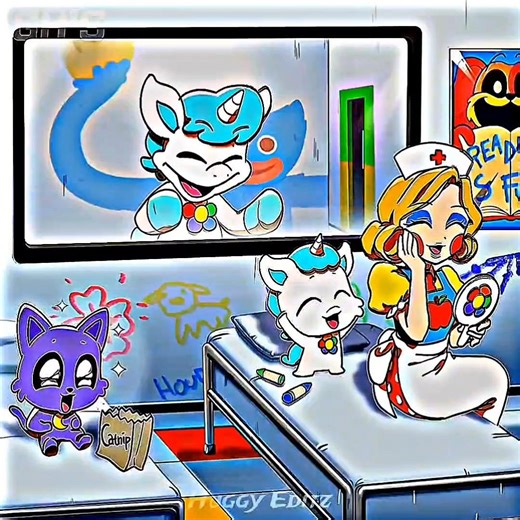 Never Mess with a catnap kid ☠️ || poppyplaytime chapter 6 #edit #huggywuggy #prototype