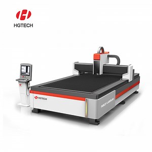 [Hot Item] Hgtech Laser 1000 Watt Fiber Laser Cutting Machine Price From China CNC Metal Laser Cutter Price