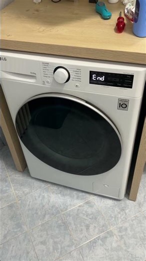 LG washing machine end tune