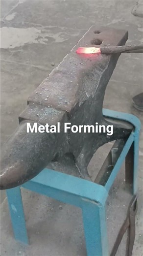 Change the Shape and Size of Mild Steel by Forging/Forming method #viral #shorts #metal #production