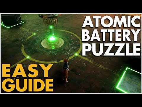STRAY Atomic Battery Puzzle EASY GUIDE