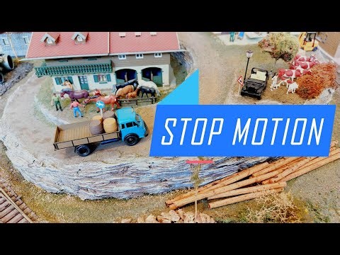 Master STOP MOTION Animation - HO (1:87) Scale Model Railways Layout - [431]