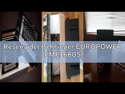 Reseña del Behringer EUROPOWER PMP1680S