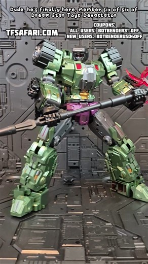 Dream Star Toys Scavenger is finally here!