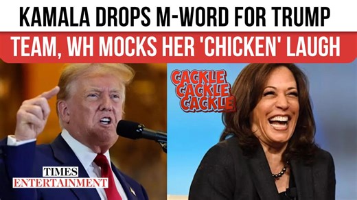 White House MOCKS Kamala Harris’ ‘Cackle’ After She Calls Trump Officials “Crazy” at LA Event