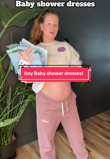 30 Weeks Pregnant Baby Shower Dress Try-On Haul