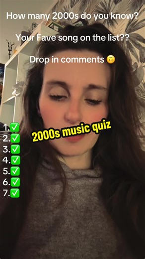 2000s music quiz #howmanysongsdoyouknow #2000sthrowback