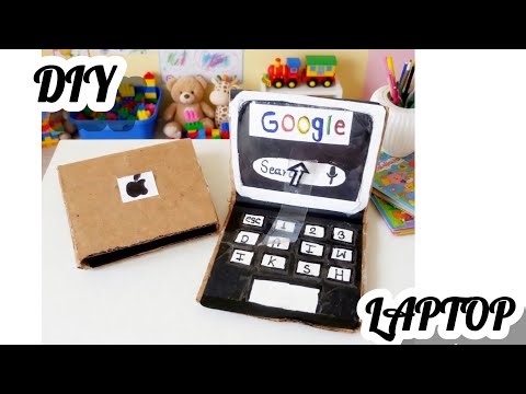 DIY Mini Laptop Craft | Easy Cardboard Laptop for Kids💻💥 #daiwikartkart