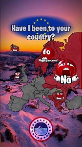 Have I been to your country? #map #geographythroughmaps #europe