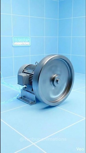 Flywheel Energy Storage + Generator Charging Explained