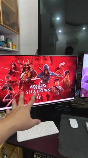 1K views · 14 reactions | ♥️ Dual 4K OLED 240hz Gaming Desk Setup 李 គ្រប់គ្រាន់ហើយប៉ុណ្ណឹង មិនបាច់ចេញទៅក្រៅផ្ទះទេ  Samsung Odyssey OLED G8 and Asus ROG Strix OLED XG32UCWMG #gamingroom #gamingdesksetup #oledmonitor #asusrogstrix #samungodysseyg8 | Mood Setup Studio | Facebook