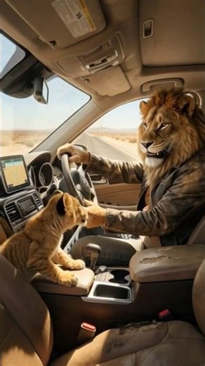 Sher Ki Galti 😱 | Hathi Ne Police Bula Li 🚓 | Like Subscribe Story #shorts #lion #elephant