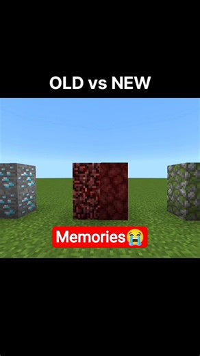 Minecraft old block vs new block#minecraft #viral #shorts #gaming