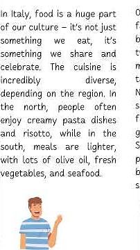 Describe the Types of Food People Eat in Your Country | IELTS Speaking Practice & English Learning