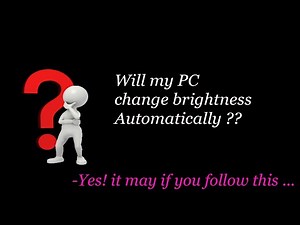 How to turn off and turn on auto/adaptive brightness in Windows 10 [tutorial]