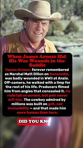 Why Did James Arness Limp On Gunsmoke?