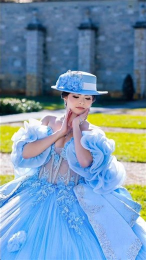 The quinceañera didn't want to wear the hat 🚫👒 #miamiquinces #quinceañera #quinceañeradress