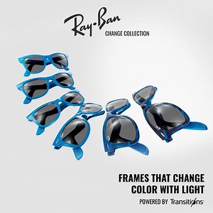 21 reactions | Introducing Change, our first light-responsive frame powered by Transitions®. | Ray-Ban | Facebook