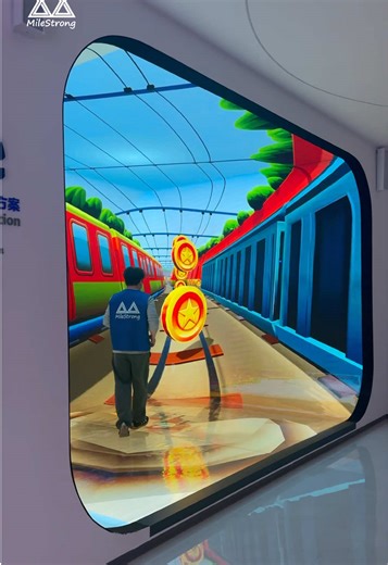 game box#MileStrong #leddisplayfactory #immersiveexperience #customizedleddisplay #ledvideowall