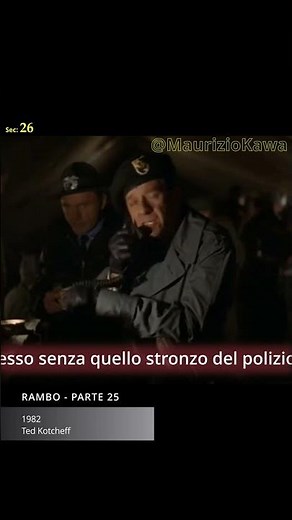 RAMBO (1982) - PARTE 25 "Non sarebbe successo senza quello stronzo del poliziotto." #film #stallone
