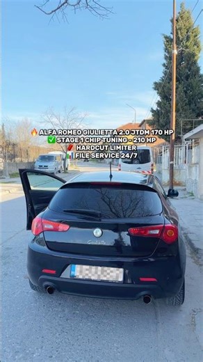 Alfa Romeo Giulietta 2.0 JTDM 170 HP Stage 1 Chip Tuning Remap Hardcut Popcorn