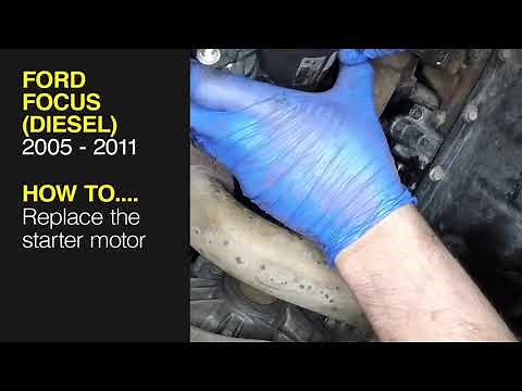 Ford Focus (2005 - 2011) Diesel - Replace the starter motor