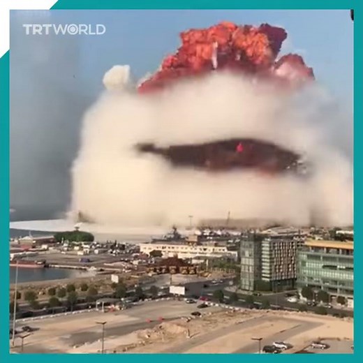 Massive blast at port in Beirut, Lebanon
