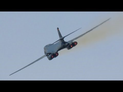 Full Afterburner B-1 Lancer Flyby At Oshkosh Airventure 2025