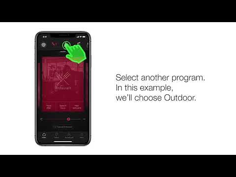 ReSound Smart 3D and ReSound Smart apps: Use Sound Enhancer to adjust Noise Reduction & Speech Focus