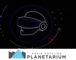 Laser Daft Punk! THIS FRIDAY & SATURDAY at 9pm! Don't miss this special two-night-only planetarium event celebrating the iconic French electronic music duo with an exciting tribute to their extravagant live shows! Featuring: The Son of Flynn, Harder Better Faster Stronger, Aerodynamic, Digital Love, Derezzed, Super Human Rock Face Circuit, Get Lucky, One More Time, Around the World, Robot Technologic. All set to stunning laser light displays! Tickets are just $8, or $4 for Members >> https://bit