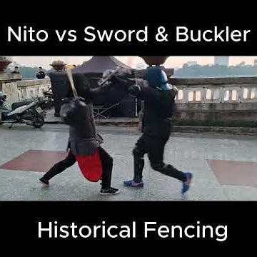 Why shield cancelled out dual swords #fencing #hema #kenjutsu #martialarts #medievalweapon