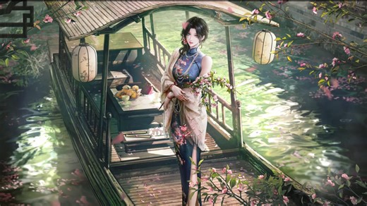 《耶莱娜*一帘烟雨》无期迷途动态壁纸