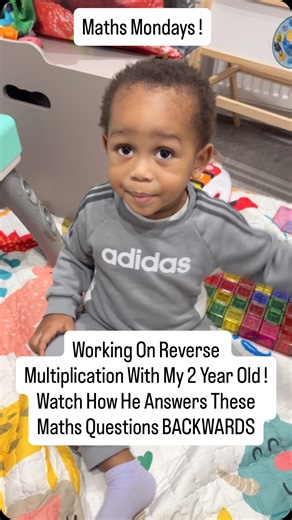 Life Of Zion on Instagram: "Maths Monday with my Zion! Today we explored reverse multiplication! Instead of giving him the question, I gave him the answer and asked which calculation produces it. This small shift trains far more than just times-table recall Heres some of the things it helps with: 1. Memory reinforcement without overload - Repetition matters, but it doesn’t need to be dull or heavy. This approach refreshes what he already knows in a way that actually sticks. 2. Reverse-engineerin