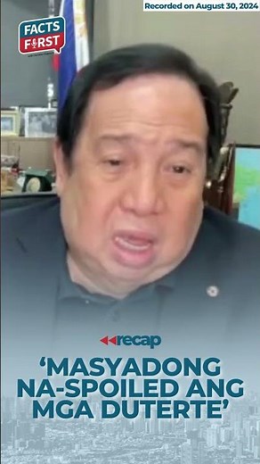 Masyadong spoiled ang mga Duterte?
