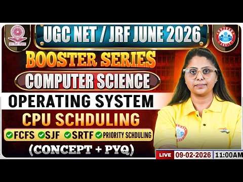 UGC NET JRF Computer Science 2026 | NET JRF Computer Science Booster Series | UGC NET Computer Class