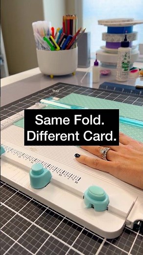 One Fold Two Different Cards