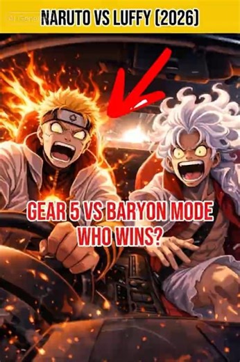 Luffy vs Naruto (2026) – Gear 5 vs Baryon Mode | Who Wins? #anime
