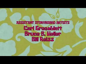 SpongeBob SquarePants end credits (Walt Disney Television Animation version) (UPDATED)