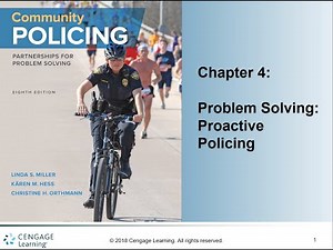 Chapter 4 Lecture on Problem Solving Proactive Policing