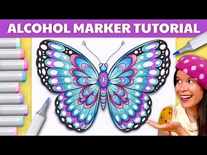 Alcohol Markers Tutorial: Learn How to Use Alcohol Markers Step-by-Step